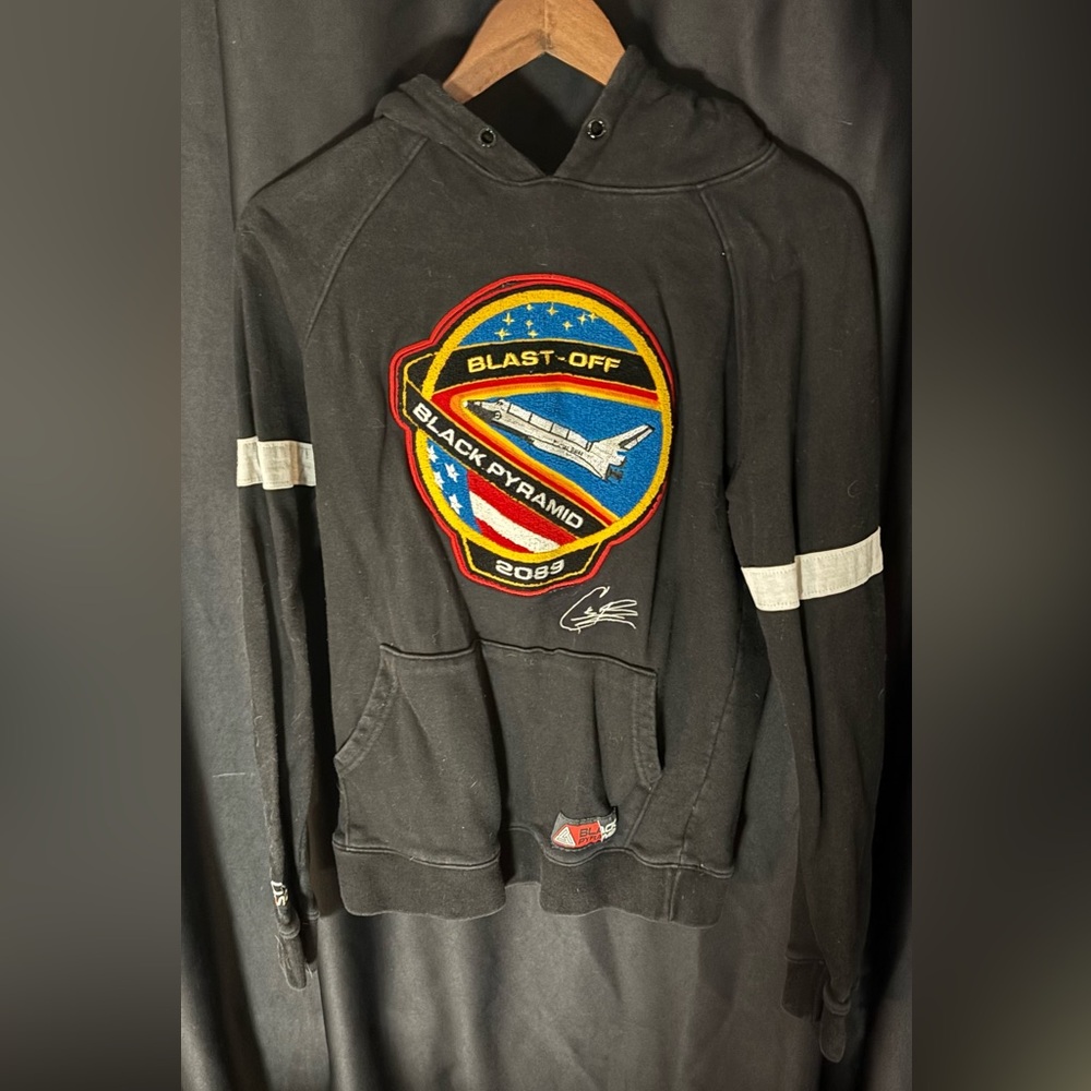 Black Pyramid Gold and Red Label Hoodie